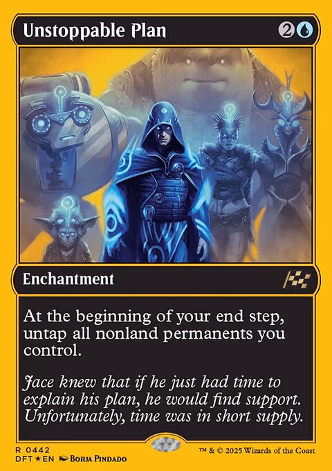 Unstoppable Plan trading card
